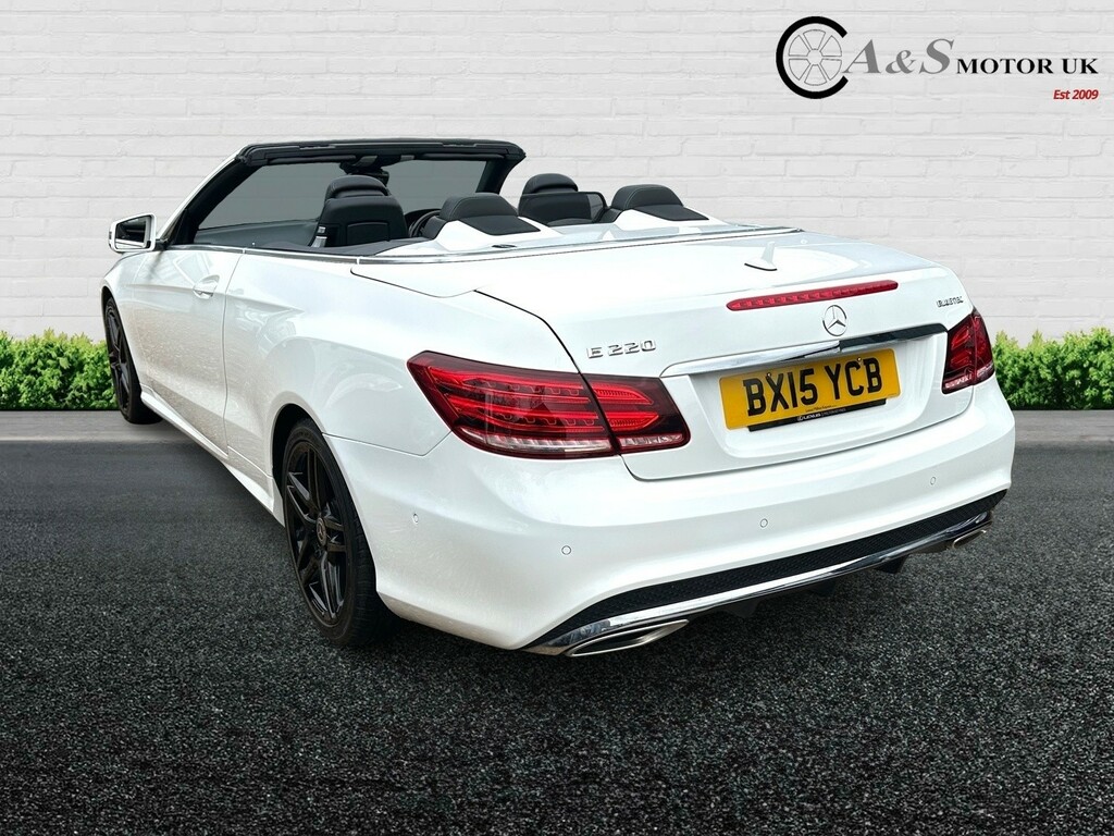 Mercedes-Benz E Class Convertible 2.1 E220 Bluetec Amg Line 201515 BX15YCB White #6
