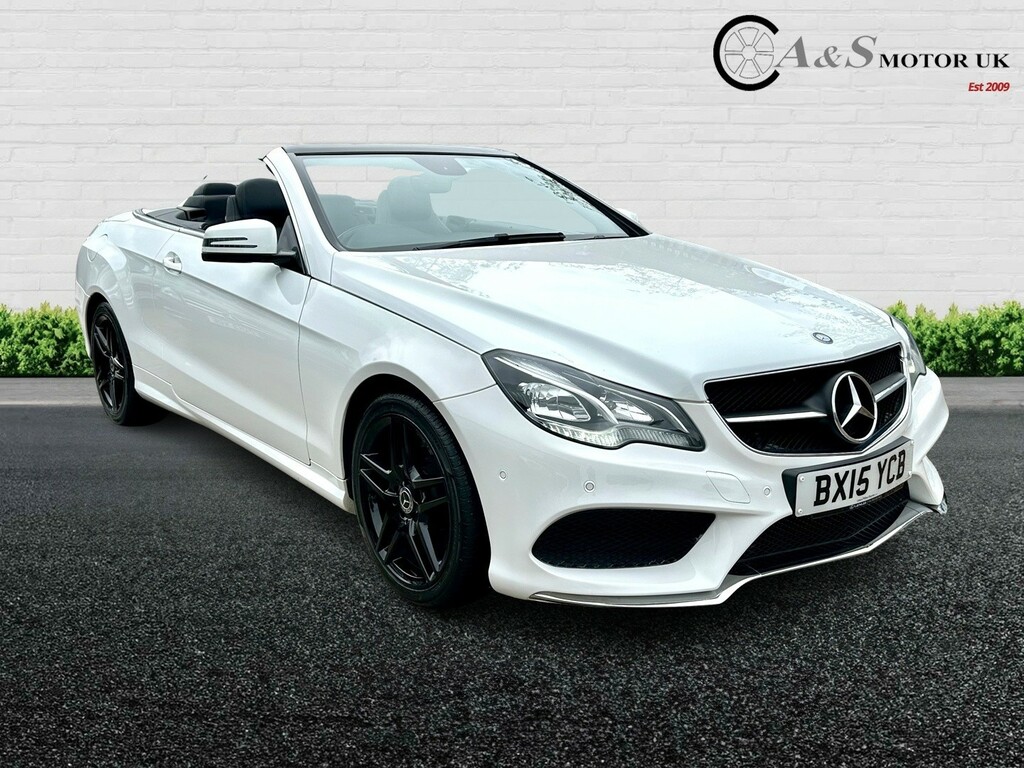 Mercedes-Benz E Class Convertible 2.1 E220 Bluetec Amg Line 201515 BX15YCB White #3