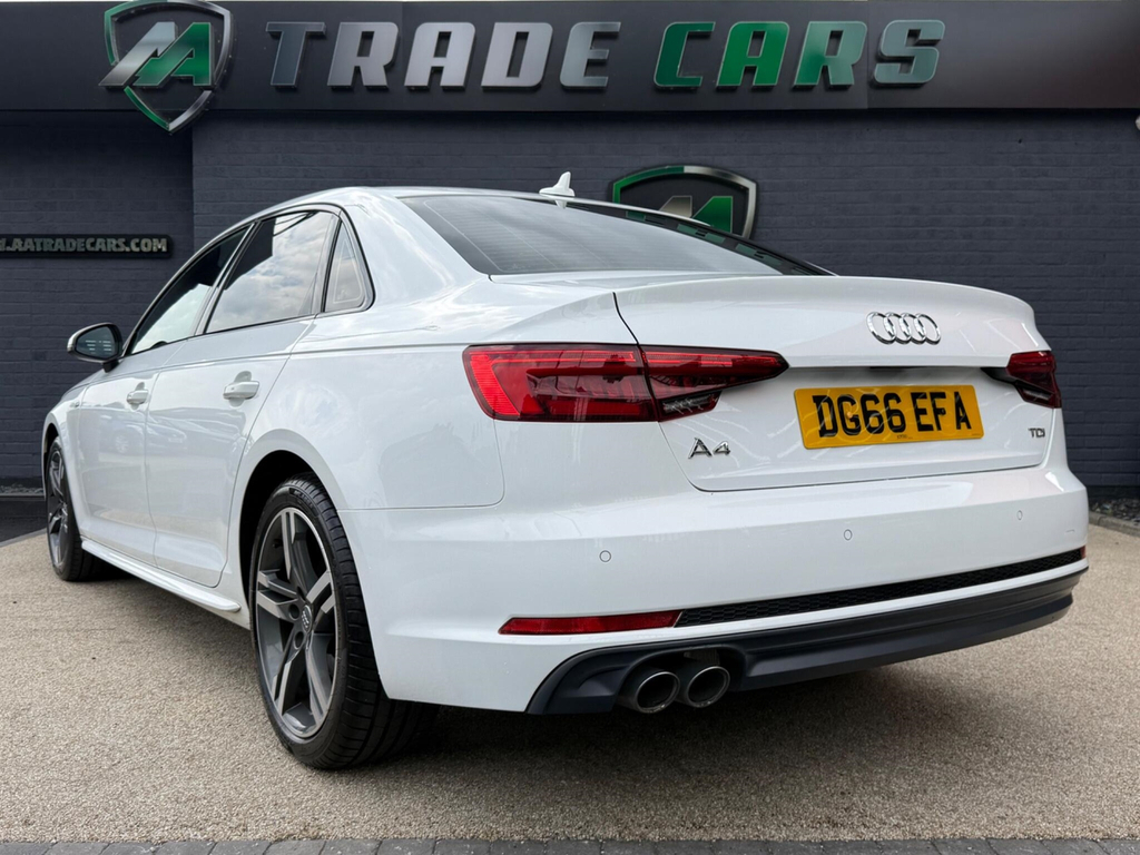 Audi A4 Saloon DG66EFA White #5