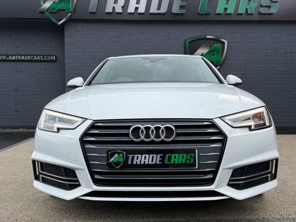 Audi A4 Saloon DG66EFA White #2