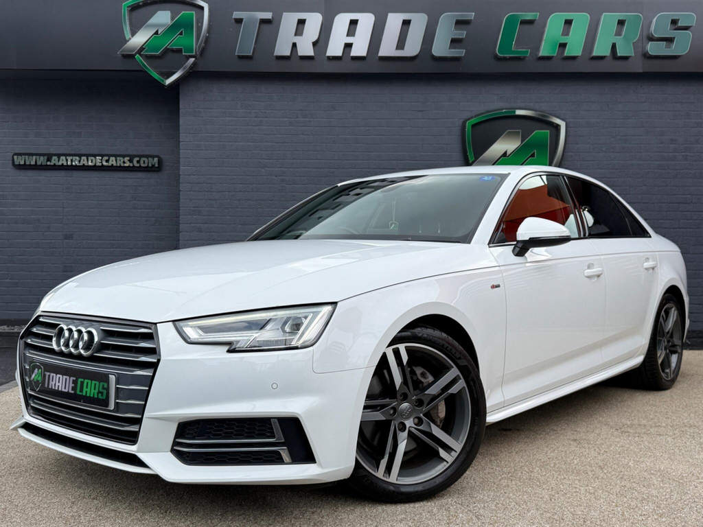 Audi A4 Saloon DG66EFA White #3