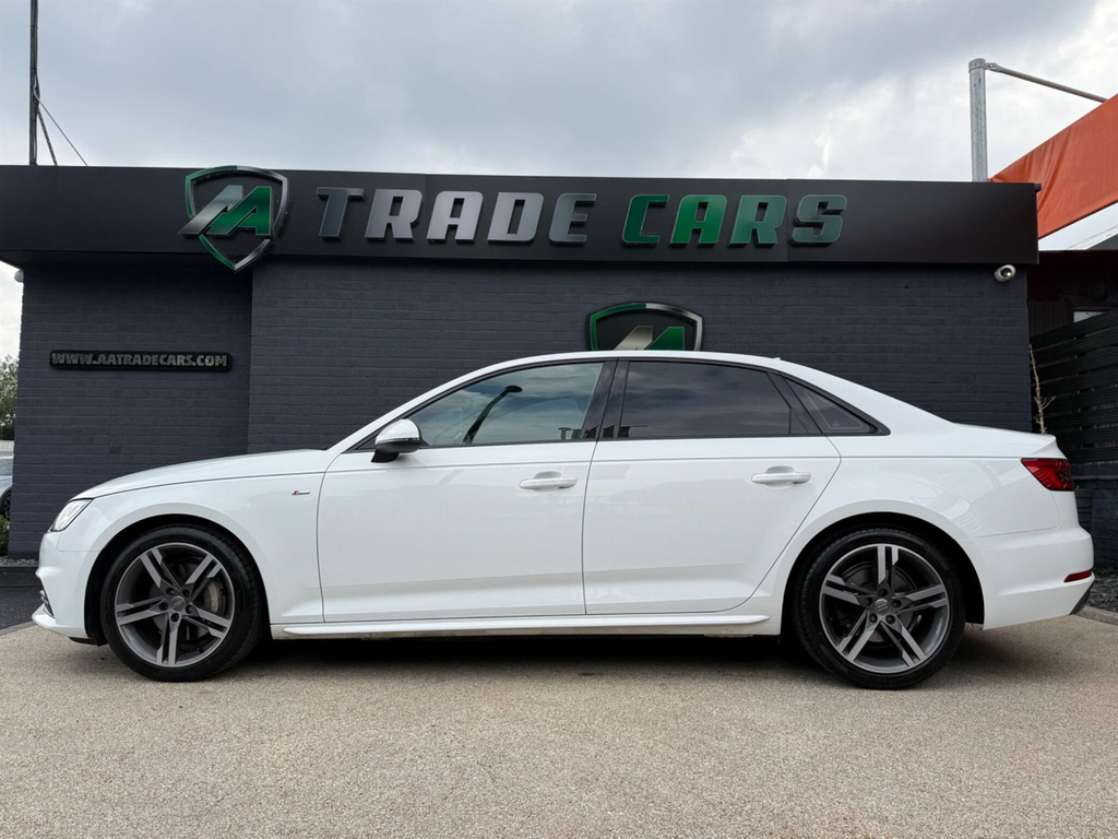 Audi A4 Saloon DG66EFA White #4