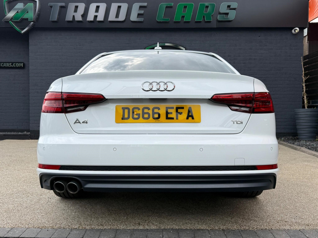 Audi A4 Saloon DG66EFA White #6
