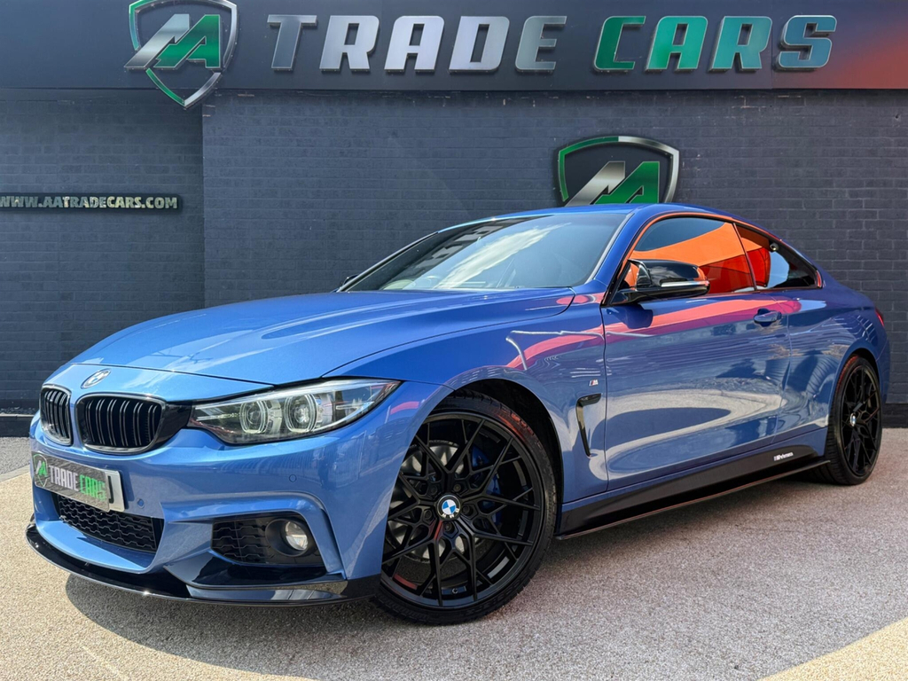BMW 4 Series Coupe VO68RKJ Blue #3