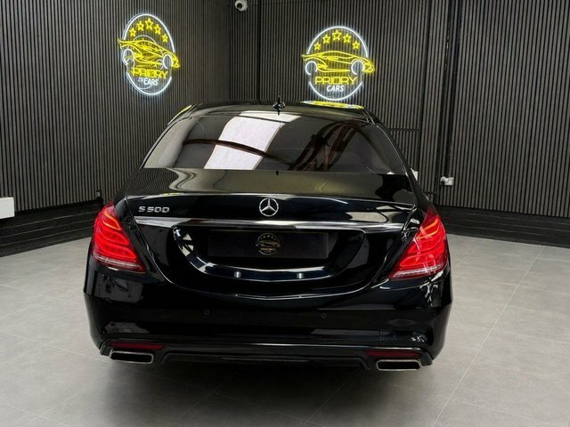 Mercedes-Benz S Class 4.7 S500l V8 Amg Line Saloon G-tronic Black #5