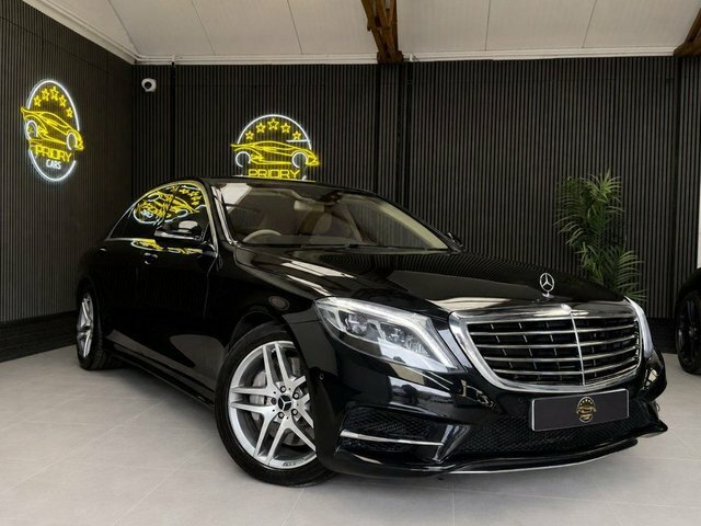 Mercedes-Benz S Class 4.7 S500l V8 Amg Line Saloon G-tronic Black