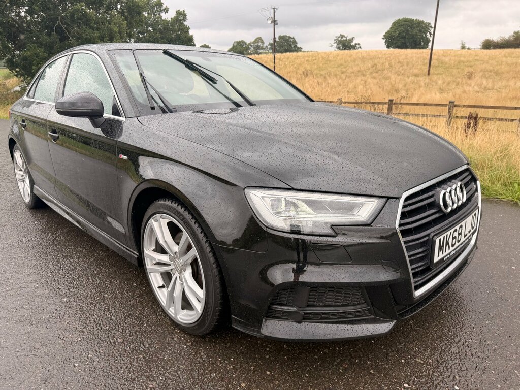 Audi A3 1.5 Tfsi Cod 35 S Line Saloon Eu MK68LJO Black #2