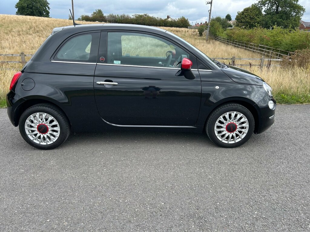 Fiat 500 1.0 Mhev Red Hatchback Euro 6 S Black