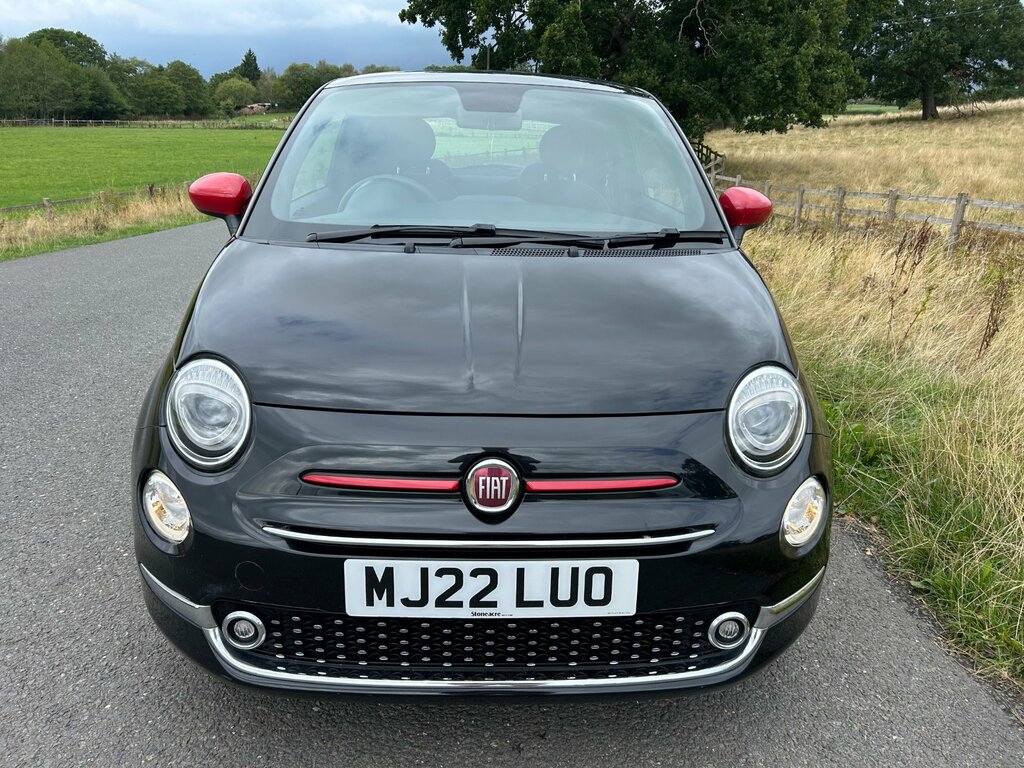 Fiat 500 1.0 Mhev Red Hatchback Euro 6 S Black #3