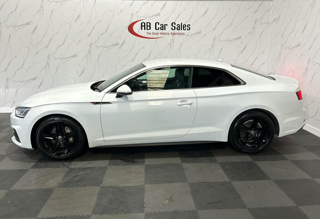 Audi A5 2.0 Tdi S Line S Tronic Quattro Euro 6 Ss White #4
