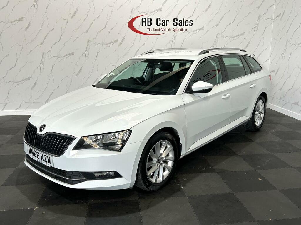 Skoda Superb 1.6 Tdi Se Dsg Euro 6 Ss White #5