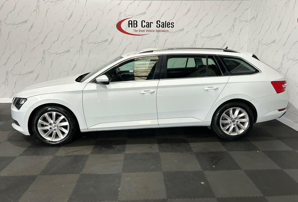Skoda Superb 1.6 Tdi Se Dsg Euro 6 Ss White #4