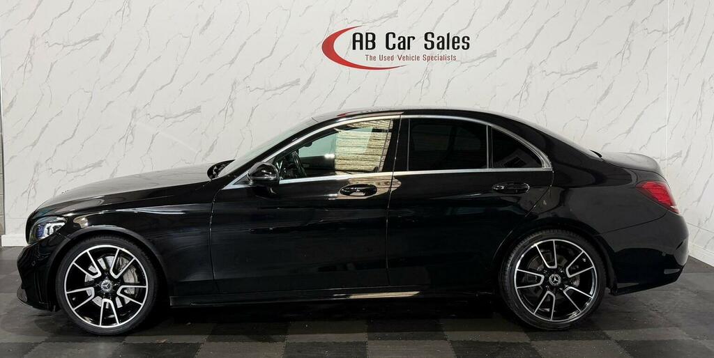 Mercedes-Benz C Class 2.0 C300 Amg Line Premium G-tronic Euro 6 Ss YK19VEV Black #4