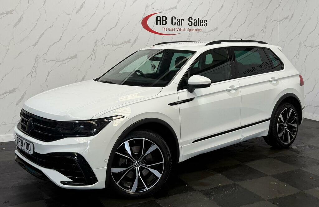 Volkswagen Tiguan 2.0 Tdi R-line Dsg 4Motion Euro 6 Ss White
