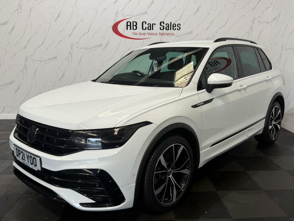 Volkswagen Tiguan 2.0 Tdi R-line Dsg 4Motion Euro 6 Ss White #5