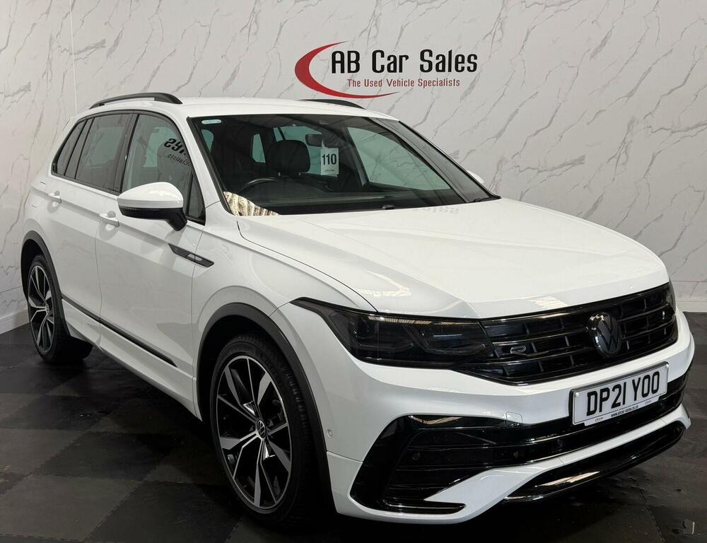 Volkswagen Tiguan 2.0 Tdi R-line Dsg 4Motion Euro 6 Ss White #6