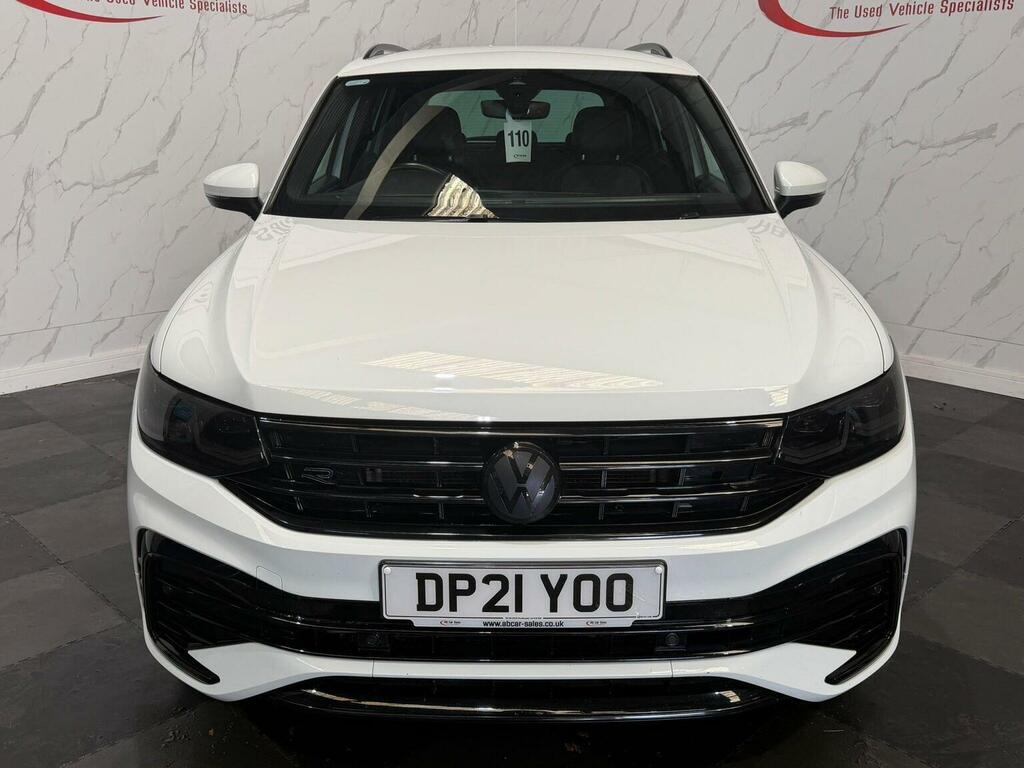 Volkswagen Tiguan 2.0 Tdi R-line Dsg 4Motion Euro 6 Ss White #2