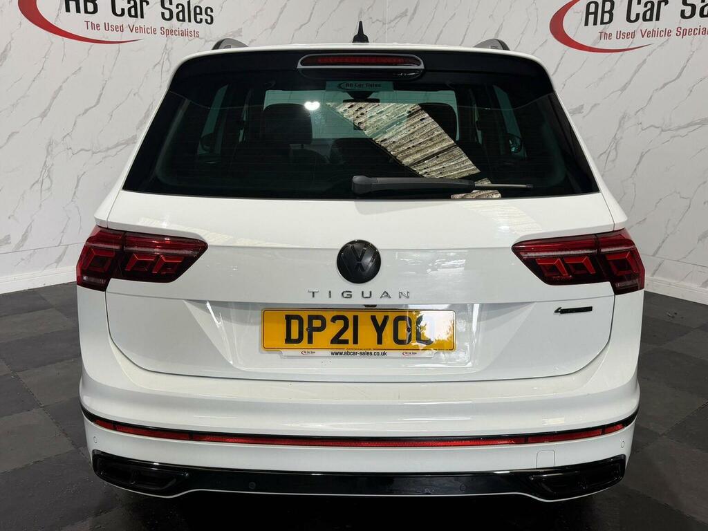 Volkswagen Tiguan 2.0 Tdi R-line Dsg 4Motion Euro 6 Ss White #3