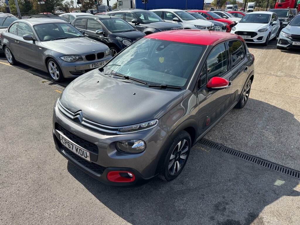 Citroen C3 1.2 Puretech Flair Hatchback Eur CP67KOU Grey #3