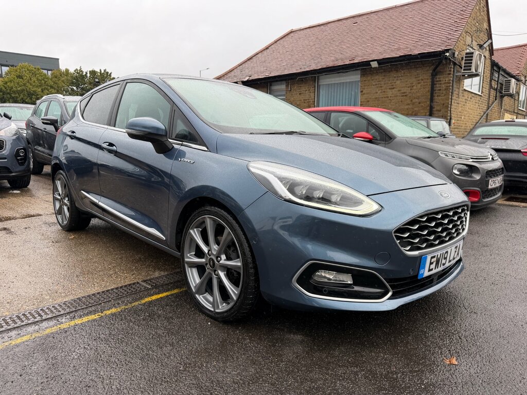 Ford Fiesta 1.0T Ecoboost Gpf Vignale Hatchback Aut Blue #3