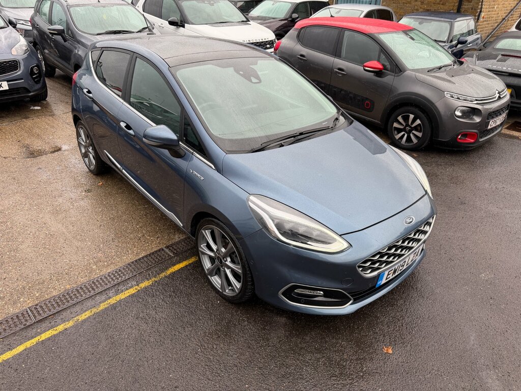 Ford Fiesta 1.0T Ecoboost Gpf Vignale Hatchback Aut Blue #4
