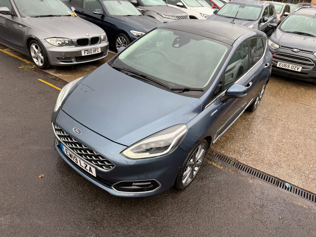Ford Fiesta 1.0T Ecoboost Gpf Vignale Hatchback Aut Blue #2