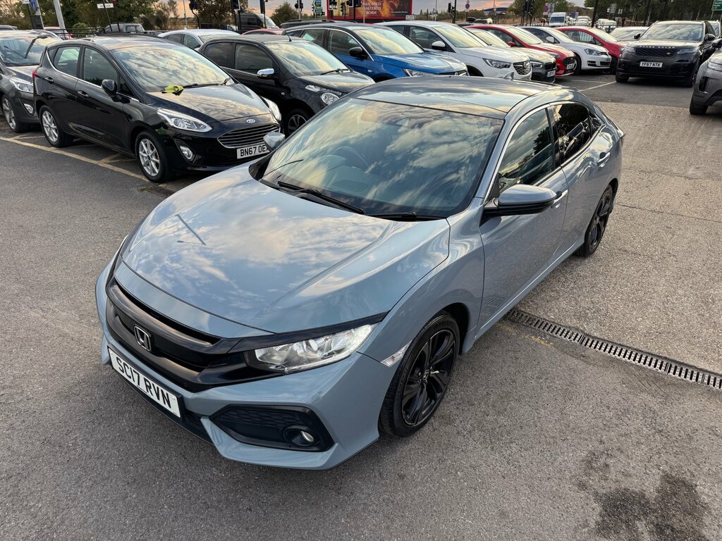 Honda Civic 1.0 Vtec Turbo Ex Hatchback Cvt Euro 6 Grey #3