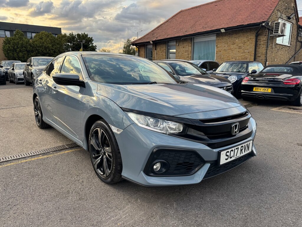 Honda Civic 1.0 Vtec Turbo Ex Hatchback Cvt Euro 6 Grey #6