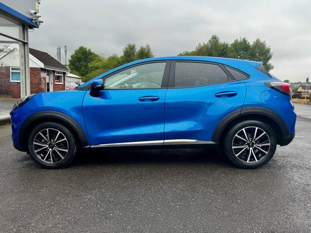 Ford Puma Ecoboost Mhev Titanium Euro CK72FHU Blue #4