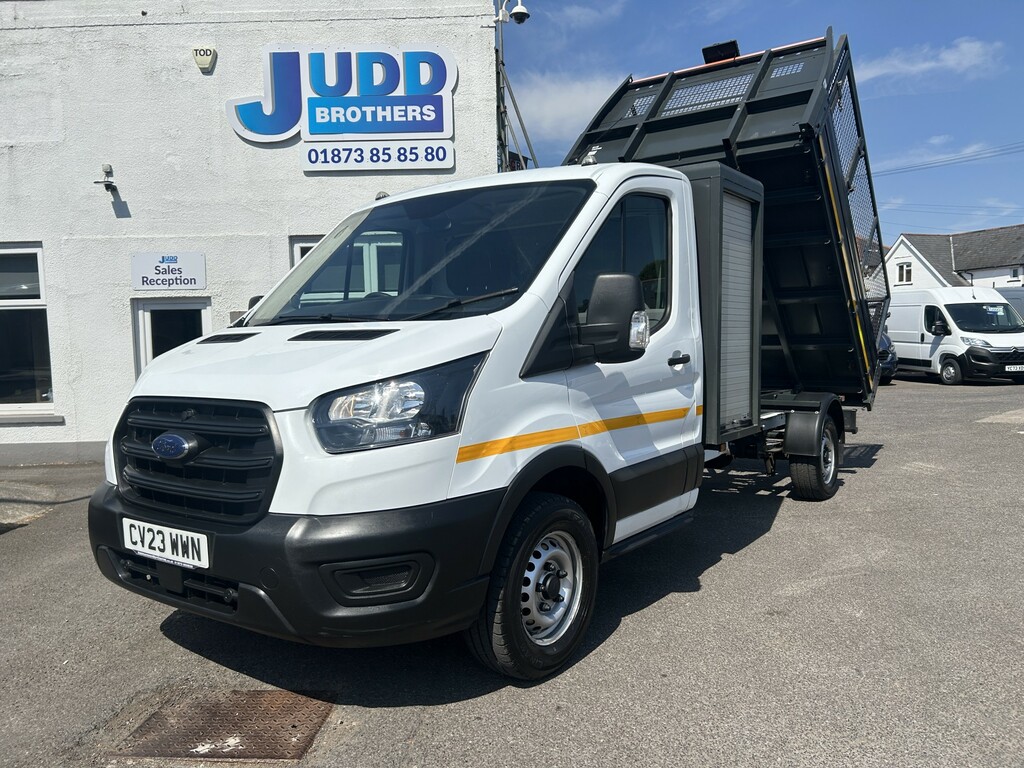 Ford Transit Custom 2.0 Tdci Ecoblue 130Ps Single Cab Caged Tipper Onl CV23WWN