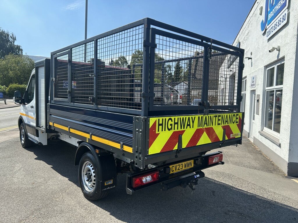 Ford Transit Custom 2.0 Tdci Ecoblue 130Ps Single Cab Caged Tipper Onl CV23WWN #4