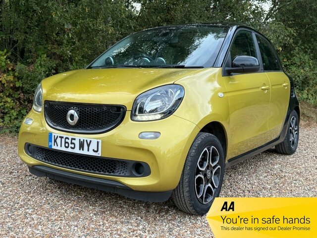 Smart Forfour Prime Premium Hatchback Yellow