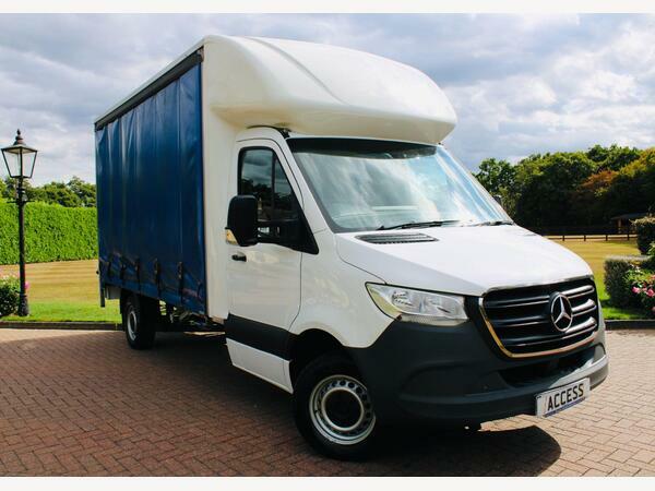 Mercedes-Benz Sprinter Curtain Side 316 Curtain Sider With Tail Lift Lwb White #3