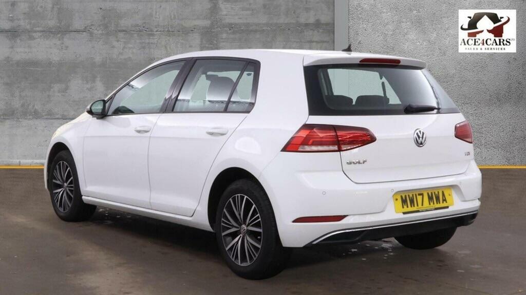 Volkswagen Golf Hatchback 1.6 Tdi Se Nav Dsg Euro 6 Ss 201 White #3