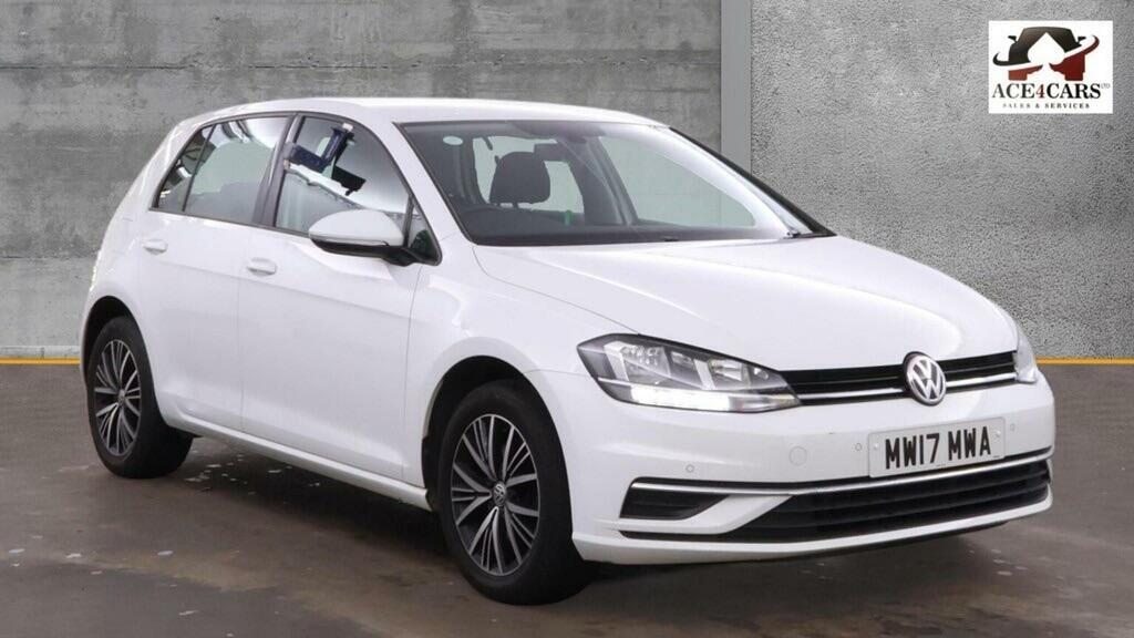 Volkswagen Golf Hatchback 1.6 Tdi Se Nav Dsg Euro 6 Ss 201 White