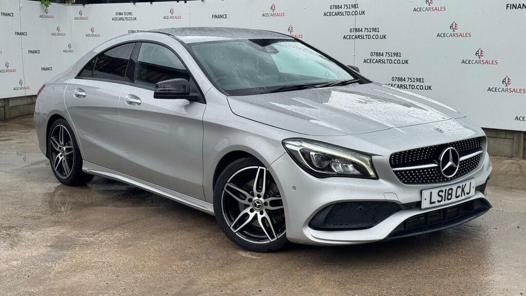 Mercedes-Benz CLA Class 2.1 Cla220d Amg Line Coupe 7G-dct Euro 6 Ss Silver