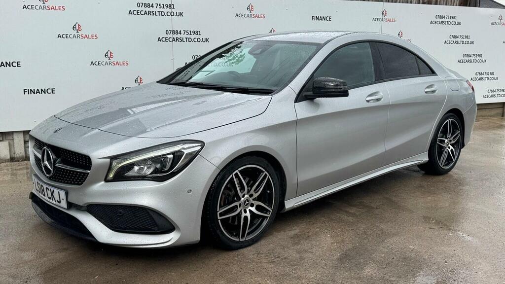 Mercedes-Benz CLA Class 2.1 Cla220d Amg Line Coupe 7G-dct Euro 6 Ss Silver #4
