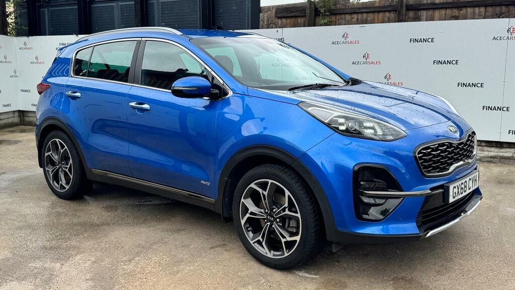 Kia Sportage 1.6 T-gdi Gt-line Dct Awd Euro 6 Ss Blue #2