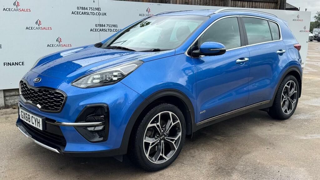 Kia Sportage 1.6 T-gdi Gt-line Dct Awd Euro 6 Ss Blue #4