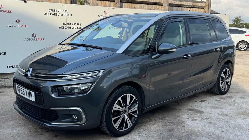 Citroen Grand C4 Picasso 1.6 Bluehdi Flair Eat6 Euro 6 Ss Grey #4