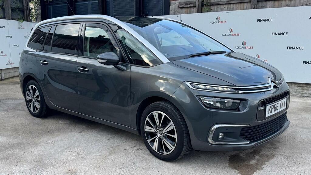 Citroen Grand C4 Picasso 1.6 Bluehdi Flair Eat6 Euro 6 Ss Grey #2