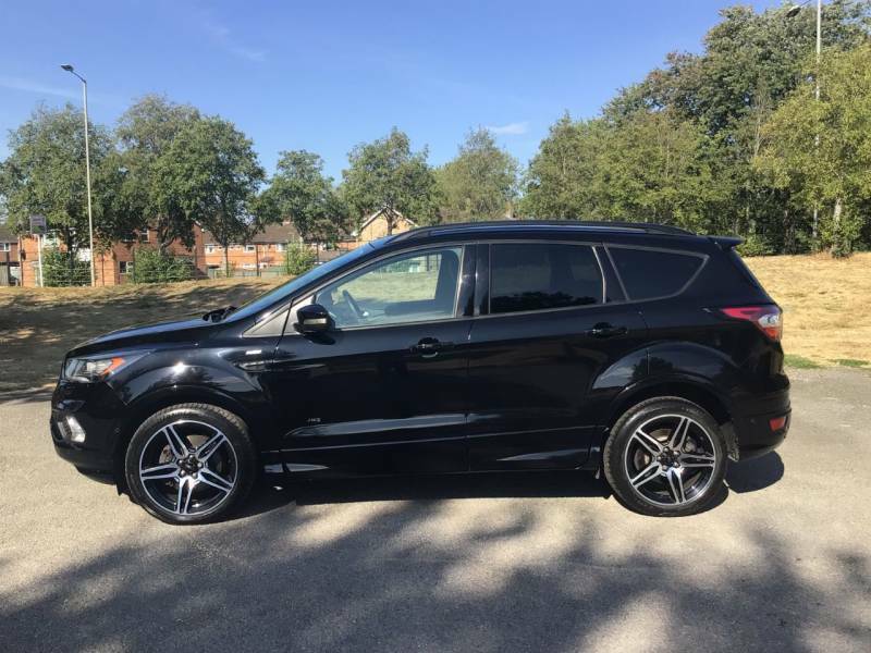 Ford Kuga 2.0 Tdci 180 St-line - 2017 66 AJ66WGF Black #4
