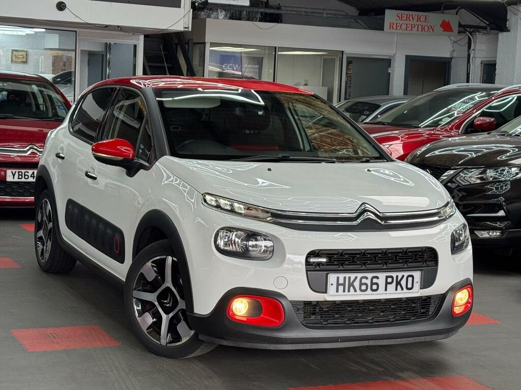 Citroen C3 1.2 Puretech Flair Euro 6 Ss White