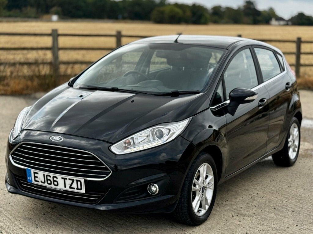 Ford Fiesta Hatchback EJ66TZD Black #2