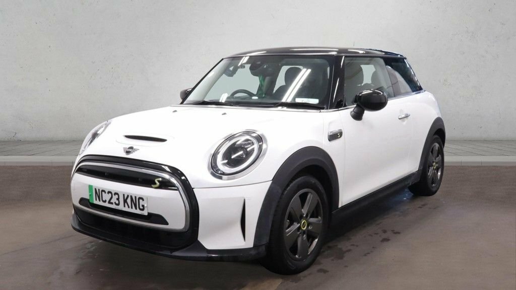 Mini Electric Hatchback White #4