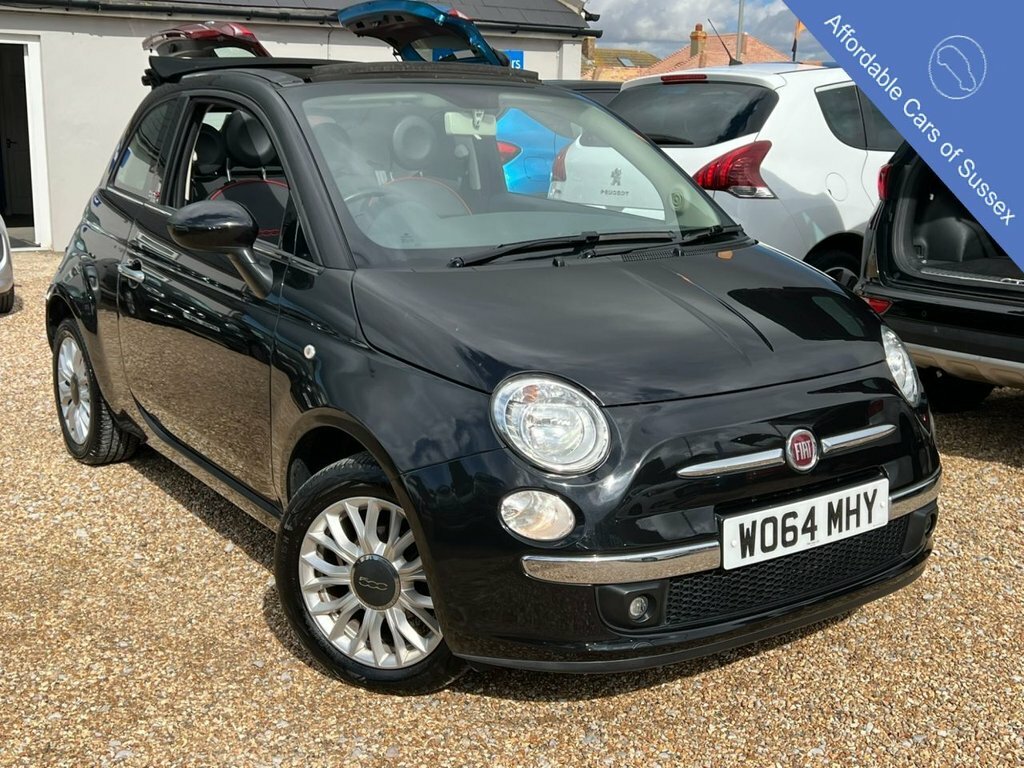 Fiat 500C Convertible Black