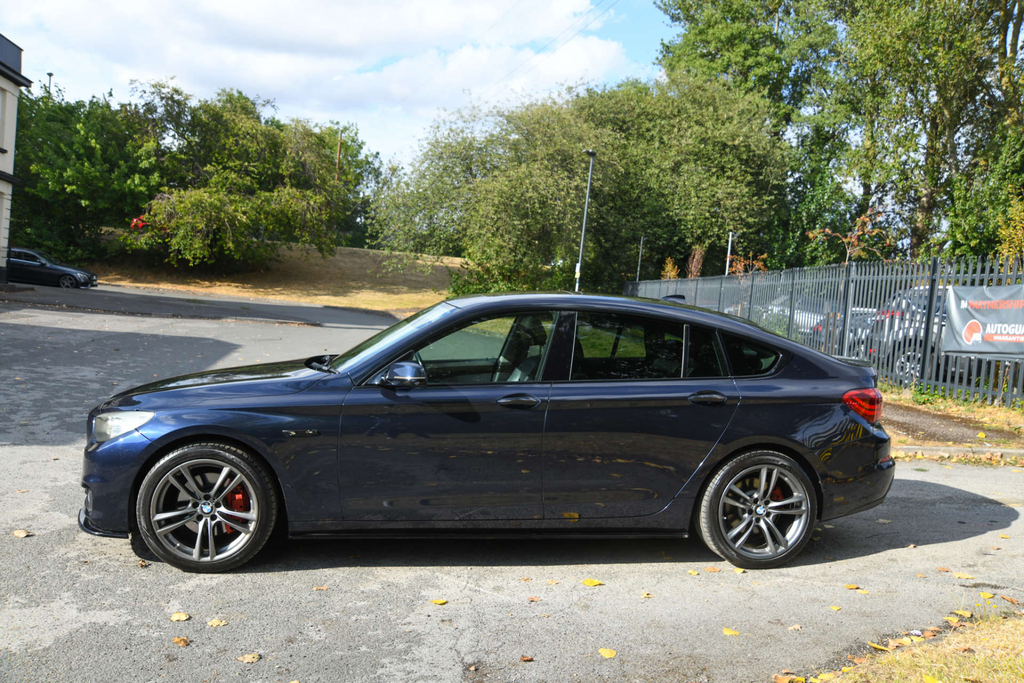 BMW 5 Series 535D Luxury YK66KJV Blue #4