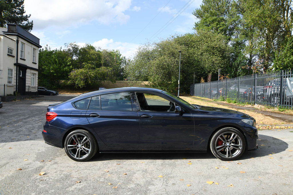 BMW 5 Series 535D Luxury YK66KJV Blue #5