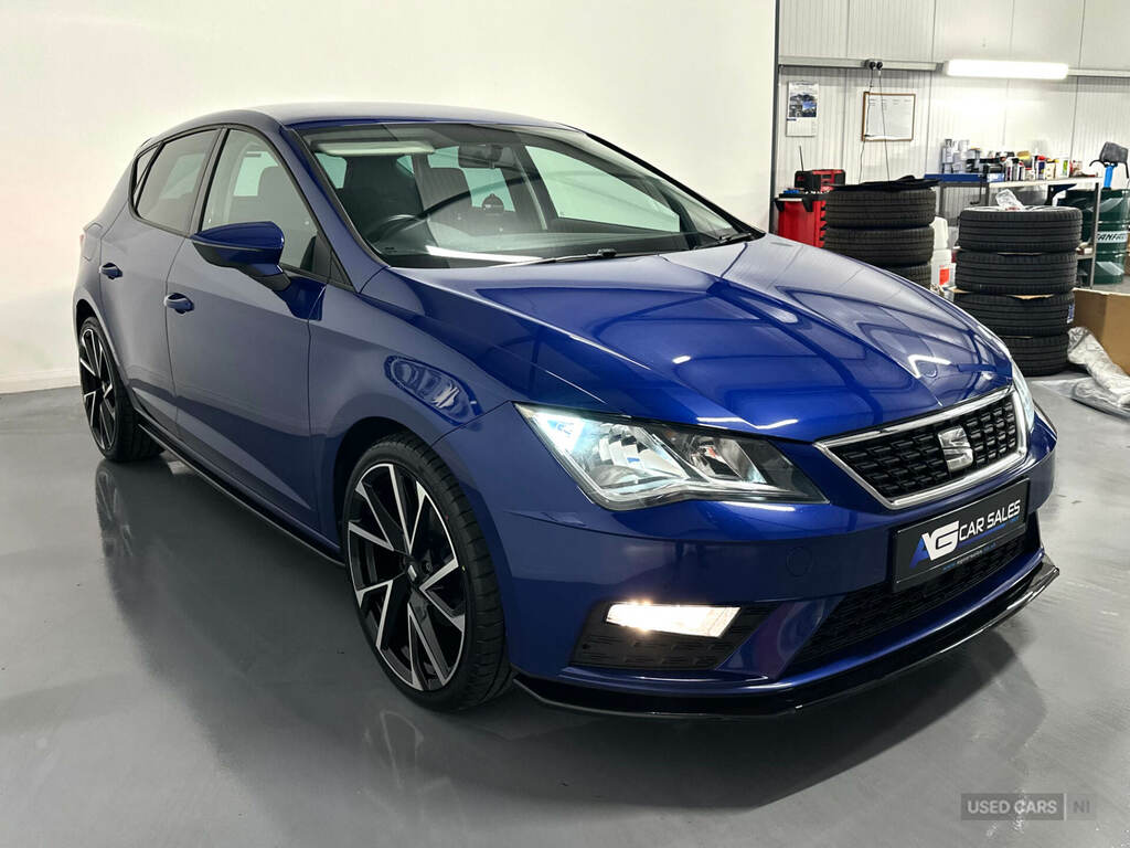 Seat Leon 1.6 Tdi Se Dynamic Ez Dsg FV19SVX Blue #4