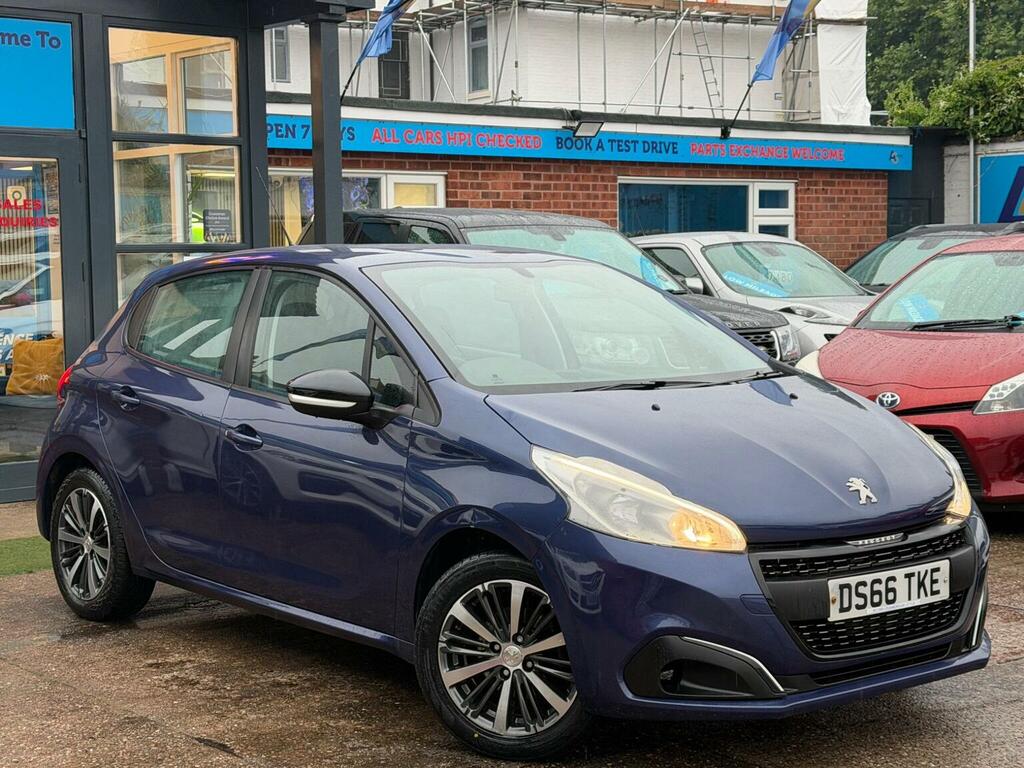 Peugeot 208 Hatchback 1.2 Puretech Active Design Menthol Euro Blue